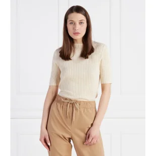 Marc O' Polo Sweter Pullover cropped | Regular Fit | z dodatkiem lnu - Swetry damskie - miniaturka - grafika 1