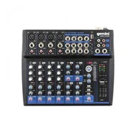 Inne akcesoria dla DJ - Gemini Sound GEM-12USB Compact 12 Channel Bluetooth Mixer - USB Playback (Black) GEM-12USB - miniaturka - grafika 1