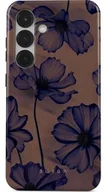 Etui i futerały do telefonów - Burga Etui Velvet Night Tough do Galaxy S25, brązowo-granatowe - miniaturka - grafika 1