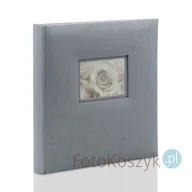 Albumy fotograficzne - Album wklejany Gedeon Love silver XL (tradycyjny 60 czarnych stron) - miniaturka - grafika 1