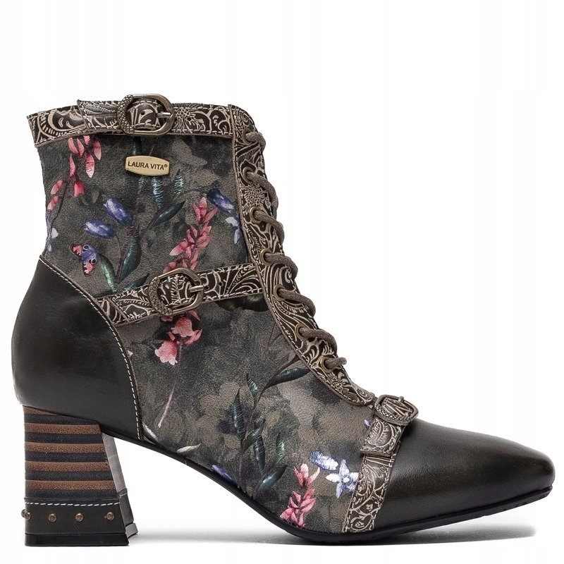 Laura Vita Botki Damskie Khaki TALAO-003-KHAKI r.38