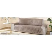 Koce - Ochraniacz na sofę 3-osobową Smukee, 280x179, beżowy - miniaturka - grafika 1