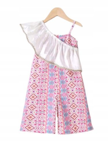 SHEIN KOMBINEZON DZIECIĘCY WIELOKOLOROWY 104/110 ŁAJ