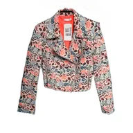 Kurtki damskie - Promod Lekka Kurtka Damska Wygodna Zapinana Kolorowa Rozmiar 38 - miniaturka - grafika 1