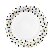 Naczynia i sztućce jednorazowe - Talerze papierowe okrągłe 23 cm Confetti Eco 10 szt. - miniaturka - grafika 1