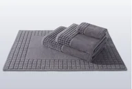 Ręczniki - Ręcznik Palma 092 /antracyt : Kolor - 905/antracyt, Wymiary - 70/140 - miniaturka - grafika 1