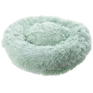 Legowiska dla psów - Pluszowe legowisko dla psa/kota BESTOMI, 100 cm, miętowe - miniaturka - grafika 1