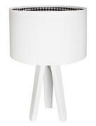 Lampy stojące - Macodesign Lampa stołowa Pepitka 010s-063w, biała, 60 W - miniaturka - grafika 1