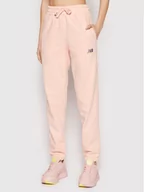 Spodnie sportowe damskie - New Balance Spodnie dresowe Unisex UP21500 Różowy Athletic Fit - miniaturka - grafika 1
