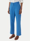 Spodnie damskie - Tommy Hilfiger Chinosy WW0WW49647 Niebieski Slim Fit - miniaturka - grafika 1