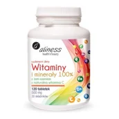 Witaminy i minerały - Medicaline Witaminy i Minerały 100% + Żeń-szeń 120kap - miniaturka - grafika 1