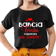 Koszulki i topy damskie - Koszulka T-Shirt Dzień Babci Prezent Imię Xl Y7 - miniaturka - grafika 1