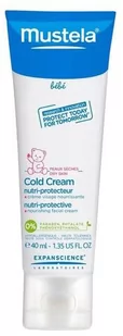 Krem do twarzy Mustela Bebe Crema Cold Cream Nutriprotector 40 ml - Kremy dla dzieci - miniaturka - grafika 1