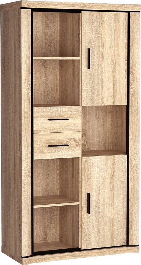 Elior Regał na książki dąb sonoma - Verna 22X