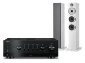 Zestawy stereo - Yamaha R-N1000A (czarny) + 704 S3 (biały) - miniaturka - grafika 1