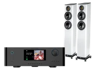 Zestawy stereo - Rotel RAS-5000 (czarny) + Vela FS407.2 (biały) - miniaturka - grafika 1