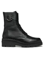 Botki damskie - Geox Botki D Felleny D46XEB 00043 C9999 Czarny - miniaturka - grafika 1
