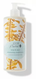 Odżywka do włosów nadająca objętość – 100% Pure Kelp & Mint Volumizing Conditioner Big - Odżywki do włosów Odżywka do włosów nadająca objętość – 100% Pure Kelp & Mint Volumizing Conditioner Big - Odżywki do włosów - miniaturka - grafika 1