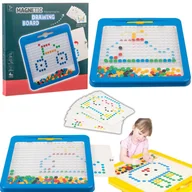 Tablice i flipcharty - Duża Tablica Magnetyczna Magpad Pastylki Krążki Montessori Mozaikowa - miniaturka - grafika 1