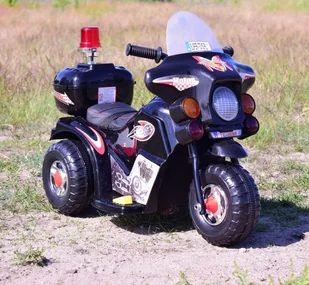 Pierwszy Motor Chopper Na Akumulator Czarny /ll999 - Pojazdy elektryczne dla dzieci - miniaturka - grafika 6