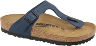 Sandały męskie - Birkenstock Birkenstock Gizeh BF 143621 granatowe 43 - miniaturka - grafika 1