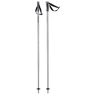 HEAD Unisex – kijki narciarskie dla dorosłych Multi Aluminum Black, szczotkowane aluminium/czarne, 125 - Kijki narciarskie - miniaturka - grafika 1