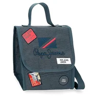Torebki damskie - Pepe Jeans Kay Obudowa na messenger termiczny pojemnik na żywność 20x23x14 cms Poliester Niebieski, niebieski, Talla única, Termoplastyczny pojemnik na żywność - miniaturka - grafika 1