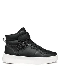 Geox Sneakersy J Mikiroshi Girl J46DVB 0BCKC C9999 M Czarny - Buty dla dziewczynek - miniaturka - grafika 1