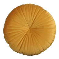 Poduszki dekoracyjne - Poduszka VICKY Ø40 cm musztardowa - miniaturka - grafika 1