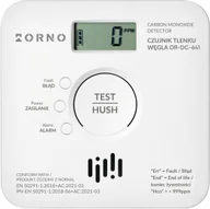 Systemy inteligentnych domów - Orno czujnik tlenku węgla czadu 2xAA, żywotność czujnika 10 lat, Tuya Smart Wi-Fi - miniaturka - grafika 1