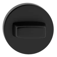 Klamki - Metal-Bud Rozeta okrągła WC czarna - miniaturka - grafika 1