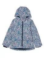 Kurtki i płaszcze dla dziewczynek - Bestseller A/S Dziewczęca kurtka Nkfmaxi Small Flowers, Dark Sapphire, 134 cm - miniaturka - grafika 1