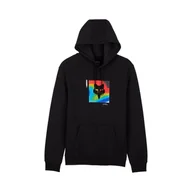 Bluzy męskie - BLUZA Z KAPTUREM SCANS FLEECE BLACK - miniaturka - grafika 1
