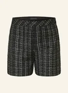 Spodenki damskie - Guess Tweedowe Szorty Z Błyszczącą Przędzą schwarz - miniaturka - grafika 1