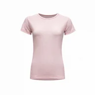 Koszulki sportowe damskie - Koszulka damska Devold Breeze Merino 150 T-Shirt Wmn Rozmiar: M / Kolor: jasnoróżowy - miniaturka - grafika 1