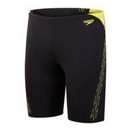 Kąpielówki męskie - Męskie Bokserki kąpielowe SPEEDO HYPERBOOM SPL JAM AM 8-00303816653 – Czarny - miniaturka - grafika 1