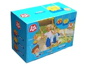 Place zabaw - Plastikowa huśtawka ogrodowa 3w1 do 30kg - miniaturka - grafika 1