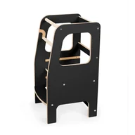 Zestawy mebli dla dzieci - Pomocnik Kuchenny dla dziecka Kitchen Helper Dla Dzieci Stabilny I Wytrzymały Bezpieczny Czarny Solidnie wykonany - miniaturka - grafika 1