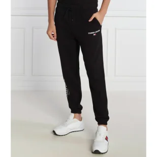 Tommy Jeans Spodnie dresowe ENTRY GRAPHIC JOGGER | Regular Fit - Dresy męskie - miniaturka - grafika 1