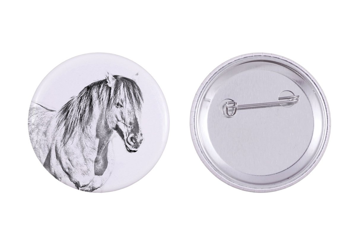 Koń Henson - ozdoba koszuli, przypinka do torby, idealny prezent z możliwościa dodanie swojej grafiki marki Art-Dog