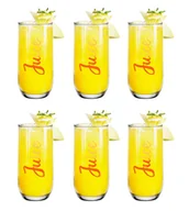 Szklanki - Wysokie Szklanki 400ml Juice, Do Soków Wody Napojów - miniaturka - grafika 1