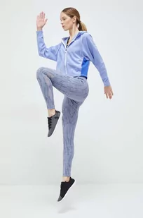 Puma legginsy do jogi Studio kolor szary wzorzyste - Legginsy - miniaturka - grafika 1