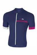 Kurtki rowerowe - Prime Jersey DARK BLUE/FUCSIA/WHITE - L - miniaturka - grafika 1