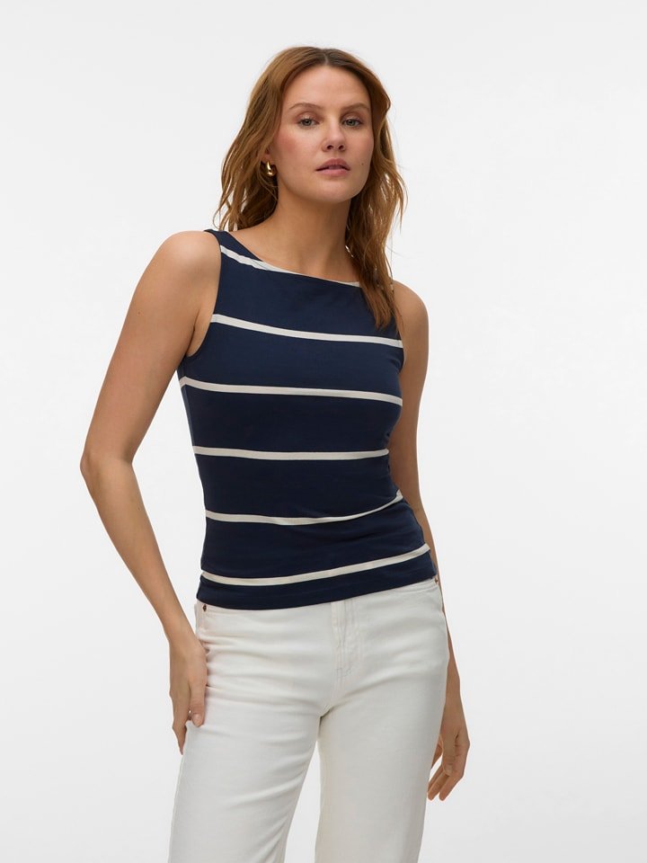 Vero Moda Bluzka w kolorze granatowym