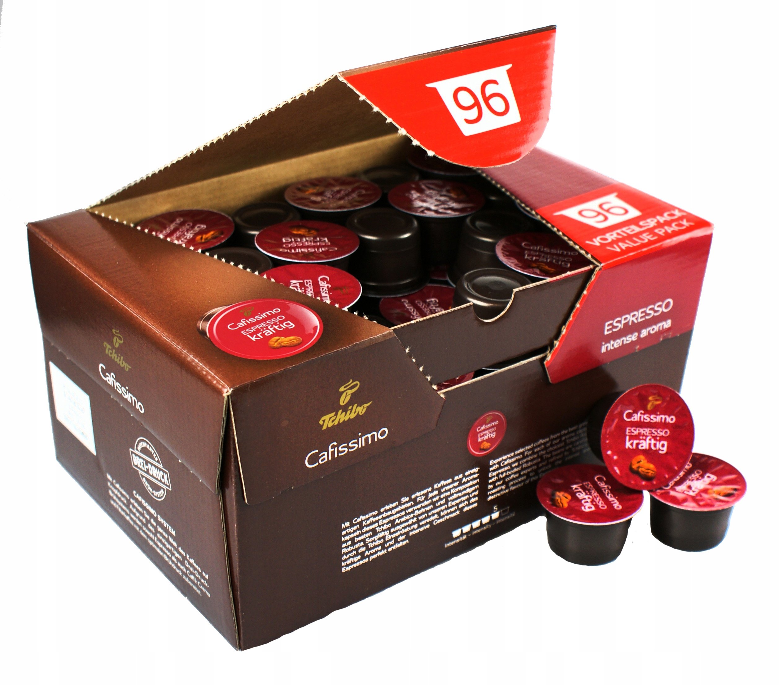 Kapsułki Do Ekspressu Tchibo Cafissimo Espresso Intense Aroma 2x96 Sztuk