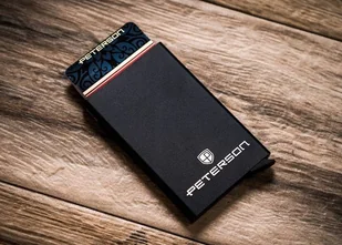 Lumarko Zestaw Prezentowy: Czarny Skórzany Portfel Męski I Etui Na Karty ! - Portfele - miniaturka - grafika 7