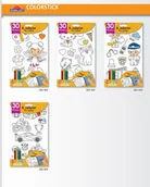 Zabawki kreatywne - Global Gift, Zestaw naklejek do kolorowania - miniaturka - grafika 1