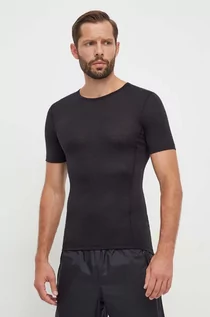 Bielizna sportowa męska - adidas TERREX t-shirt funkcyjny Xperior Merino 150 kolor czarny - grafika 1