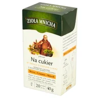 Herbata - Big Active Big-Active Zioła Mnicha Na cukier Herbatka ziołowa z dodatkiem herbaty zielonej 40 g (20 torebek) - miniaturka - grafika 1