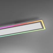 Lampy sufitowe - Lampa sufitowa LED Edging, CCT + RGB, 100x18cm - miniaturka - grafika 1